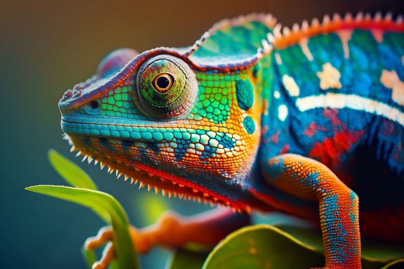 Buntes Chameleon